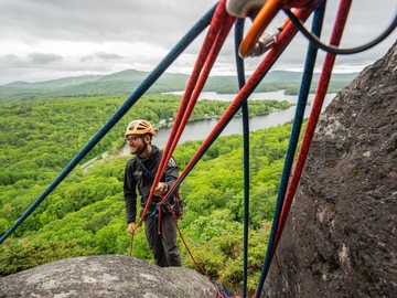 Half Day Guided Rock Climbing — Camden Hills, Maine