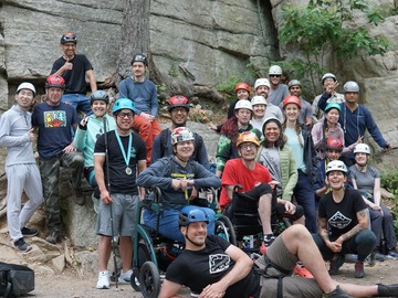 ParaCliffHangers Outdoor Climbing Day